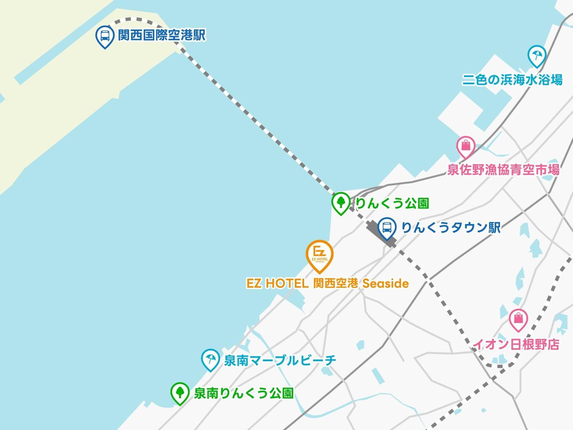 Ez Hotel Kansai Airport Seaside Изуми-Сано Екстериор снимка